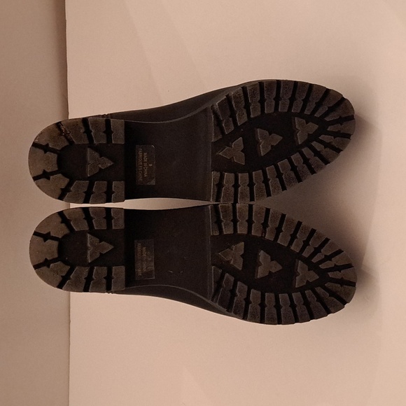 Jeffery Campbell woman's size 9 EU 39 matte black waterproof chelsea rain boot - Picture 7 of 8